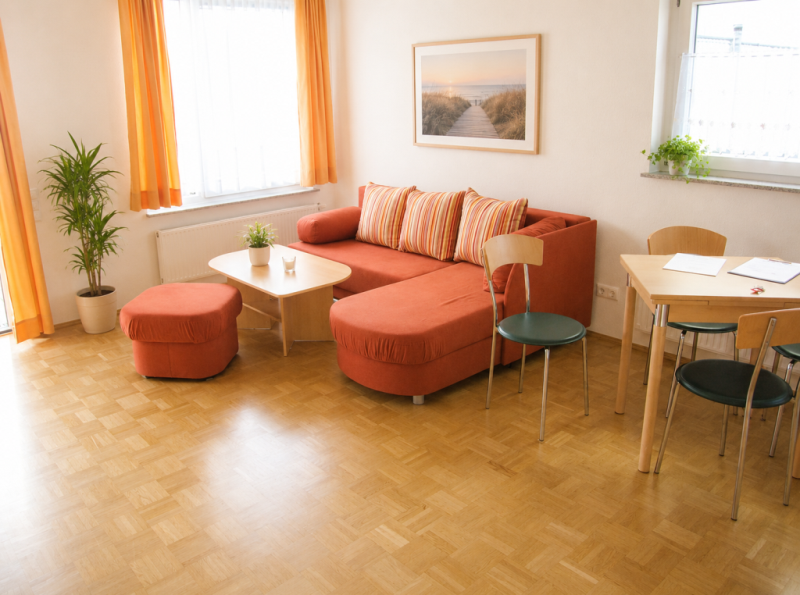 Zuschlagen nach Preissenkung! 2 Zimmer-Wohnung in Seniorenresidenz! - Wohnzimmer (51938)