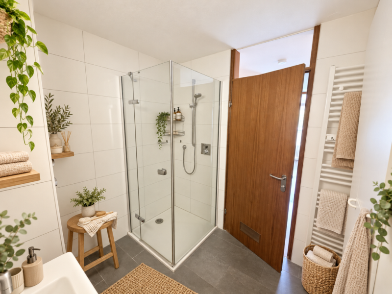 Attraktive 3 Zimmer-Wohnung mit Balkon, Stellplatz & Einbauküche in ruhiger Lage in Ostfildern-Ruit! - Badezimmer (54528)