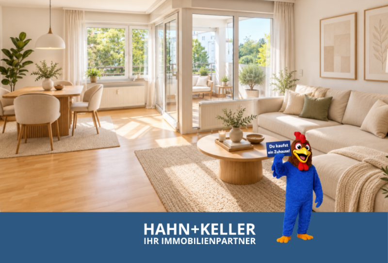 Attraktive 3 Zimmer-Wohnung mit Balkon, Stellplatz & Einbauküche in ruhiger Lage in Ostfildern-Ruit! - Ostfildern-Ruit (54521)