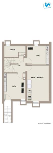 Familienfreundliches Reihenmittelhaus mit PV-Anlage, Balkon und Garten auf dem Biberacher Mittelberg - Grundriss UG (45603)