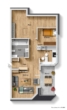 Grundriss - 2,5 Zimmer-Wohnung mit Dachterrasse über den Dächern von Esslingen!
