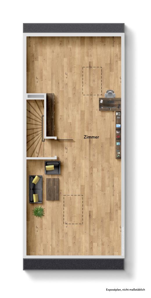 Familienparadies! Attraktives Reihenmittelhaus mit Terrasse & Garten! - Dachgeschoss (34862)
