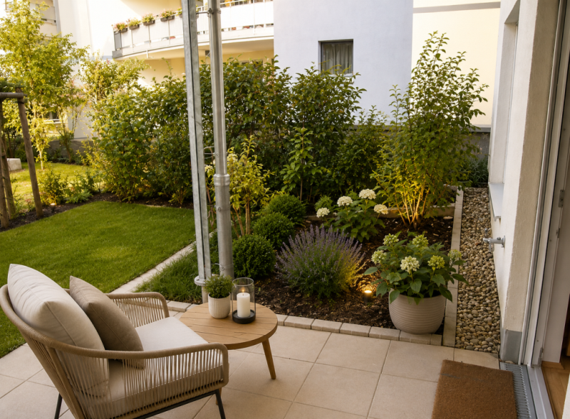 Sorgenfreies Wohnen! Attraktive 2,5 Zimmer-Wohnung mit sonniger Terrasse! - Terrasse (45196)