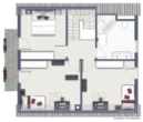 Grundriss DG - Freistehendes Einfamilienhaus mit Einliegerwohnung in ruhiger Lage von Denkendorf!