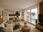 Wohnen - Neubauwohnung in beliebter Wohngegend mit Blick auf die Burg! 2-Zimmer-Wohnung mit EBK!