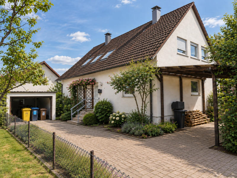 Generationsglück genießen! Großartiges Zweifamilienhaus mit Garten! - Außenansicht (52441)