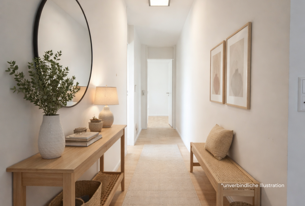 Für gehobene Ansprüche! Exklusive 5 Zimmer-Maisonette-Wohnung mit Traumhafter Dachterrasse! - Flur (43686)