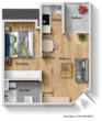 Grundriss - Heute schon an Morgen denken! Altersgerechte 2 Zimmer-Wohnung im Zentrum!