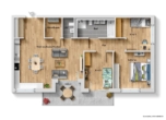 Grundriss - Platz für Ihre Familie! Tolle 4 Zimmer-Neubauwohnung in zentraler Lage!