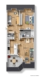 Grundriss - Interessante Fernsicht! Attraktive 3 Zimmer-Wohnung mit sonnigem Balkon!