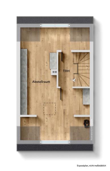Modernes Wohnambiente! Attraktives Reihenmittelhaus in ruhiger Wohnlage! - Dachgeschoss (46469)