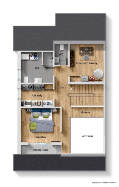 Einmalige Gelegenheit! Exklusives Traumhaus mit toller Wellness-Oase! - Dachgeschoss (52528)
