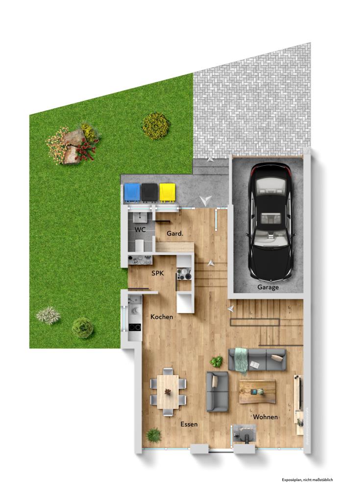 Einmalige Gelegenheit! Exklusives Traumhaus mit toller Wellness-Oase! - Erdgeschoss (43497)