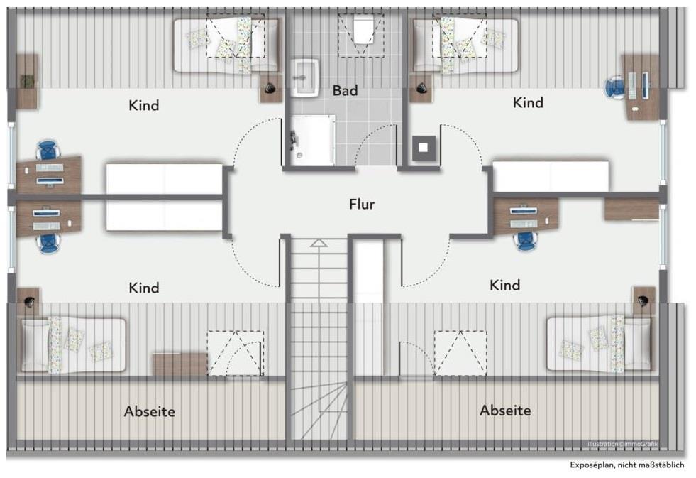 Interessantes Einfamilienhaus mit tollem Traumblick ins Grüne von Gruibingen! - Dachgeschoss (42553)