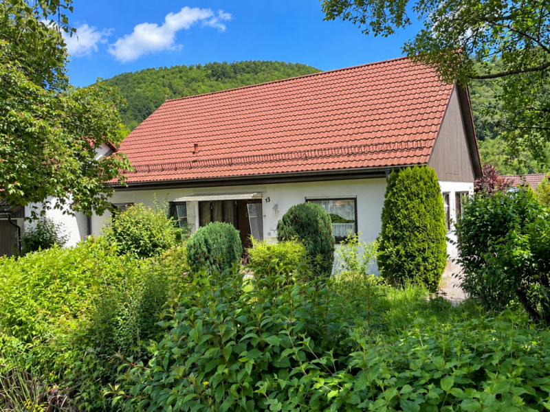 Grüne Oase mit Zuhausegefühl! Charmantes Einfamilienhaus in herrlicher Lage! - Gruibingen (54376)