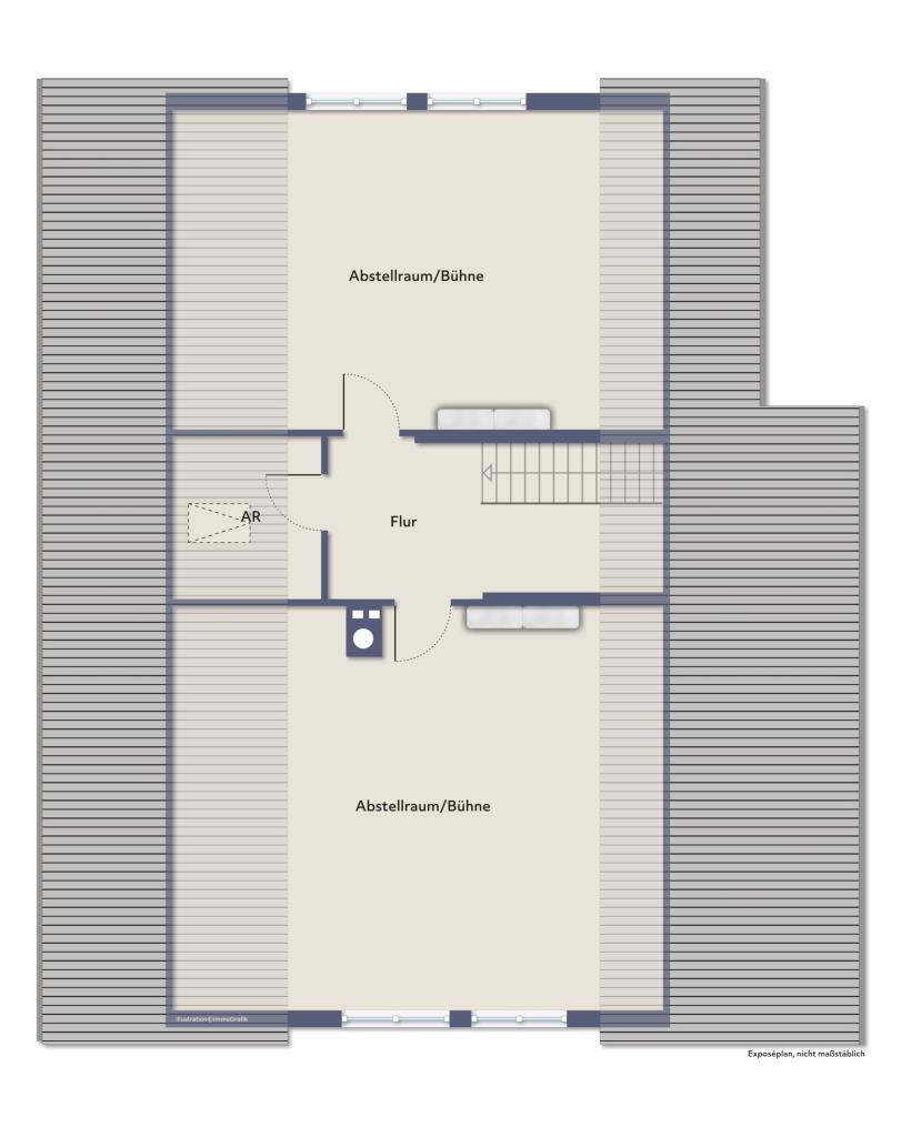 Exklusives Angebot! Ideales Wohn/- Geschäftshaus für gehobene Ansprüche! - Grundriss (Bühne) (31121)