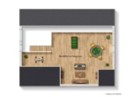 Grundriss Etage II - Einziehen & Wohlfühlen! Traumhafte 3 Zimmer-Wohnung mit Süd-Dachterrasse!