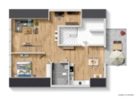 Grundriss Etage I - Nachhaltig & Modern! Neubau 3 Zimmer-Maisonettewohnung mit Balkon!