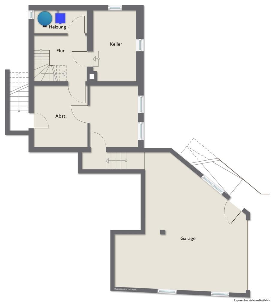 Klein aber Fein! Idyllisches freistehendes Einfamilienhaus in ES-Wiflingshausen! - Untergeschoss (39085)