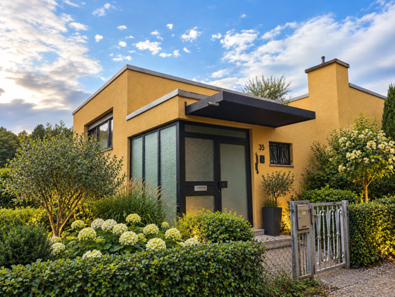 Bungalow mit Split-Level-Architektur! Jetzt nach eigenen Vorstellungen Gestalten! - Außenansicht (53740)