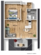 Grundriss - Einziehen & Wohlfühlen! Tolle 2 Zimmer-Dachgeschosswohnung in Renningen!