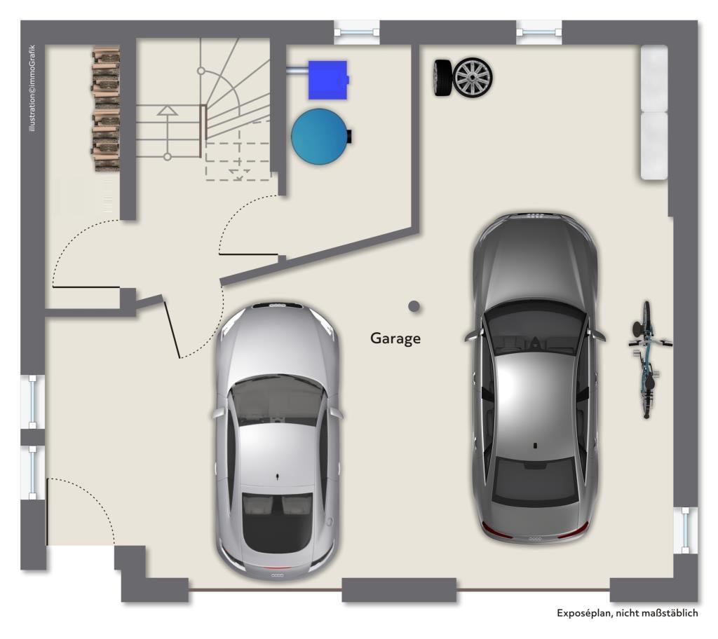 Verlieben Sie sich in dieses charmante freistehende Einfamilienhaus mit Garten! - Untergeschoss (42662)