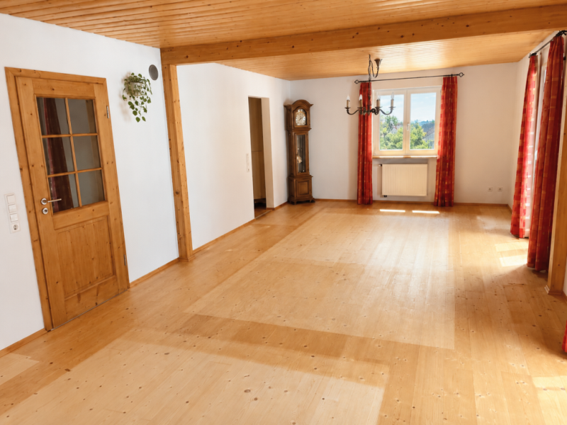 Wohnen mit Charakter! Charmantes Zuhause in idyllischer Lage von Wiesensteig! - Wohnzimmer (53546)