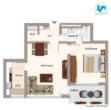 Grundriss - Licht, Lage, Lebensqualität – Charmante 2-Zimmer-Erdgeschosswohnung mit Sonnenbalkon!