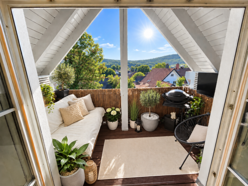 Wohnqualität mit exklusivem Anspruch! Elegantes 2,5 Zimmer-Dachstudio! - Dachterrasse (53599)