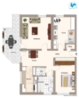 Grundriss Köhlesrain - Großzügige 3 1/2 Zimmer-Wohnung mit herrlicher Sonnenterrasse!