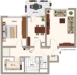 Grundriss - Ideale Gelegenheit! Tolle 3 Zimmer-Wohnung mit sonnigem Balkon!