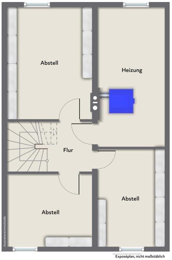 Charmantes Domizil für die Familie! Reiheneckhaus mit Terrasse & Garten! - Untergeschoss (42346)