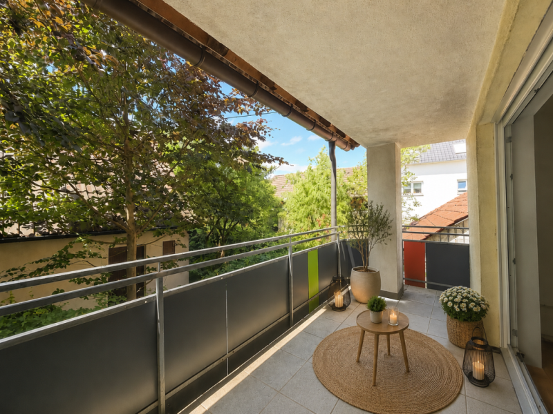 Sofort beziehbar! Charmante 3,5 Zimmer-Wohnung in sonniger Wohnlage! - Balkon (47780)