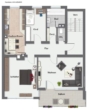 Grundriss Obergeschoss - Ideales Angebot! Stattliches Zweifamilienhaus in ruhiger sonniger Wohnlage!