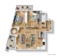 Grundriss - Für gehobene Ansprüche! Extravagante 3,5 Zimmer-Wohnung mit Balkon!