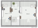 Grundriss Dachgeschoss - Wohnen & Arbeiten! Interessantes Wohn/- Geschäftshaus in Winzingen!
