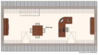 Ebene 2 - Zentrale Wohnlage! Attraktive 2,5 Zimmer-Wohnung mit ausgebauter Dachbühne und Garagenstellplatz!