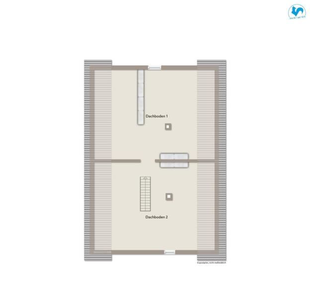 Gestalten Sie Ihr neues Zuhause – freistehendes Einfamilienhaus mit Entwicklungspotenzial - Grundriss Dachgeschoss (51159)