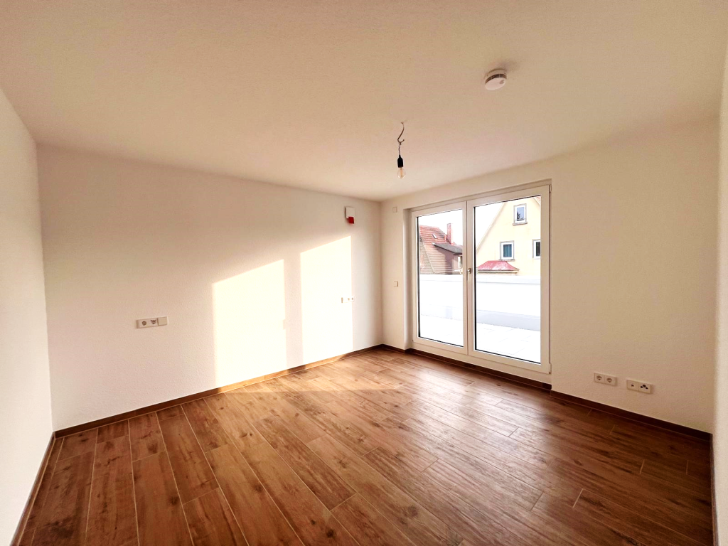 Gigantische Dachterrasse! 3 Zimmer-Neubauwohnung in Esslingen! - Schlafzimmer (42986)