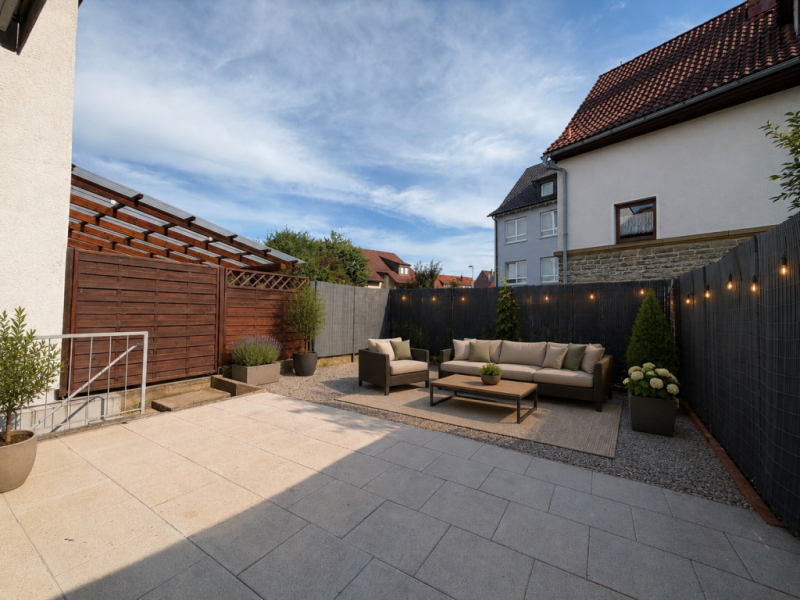 Gemütlicher Wohntraum! Interessantes Reihenmittelhaus in ruhiger Lage von Magstadt! - Terrasse (51885)