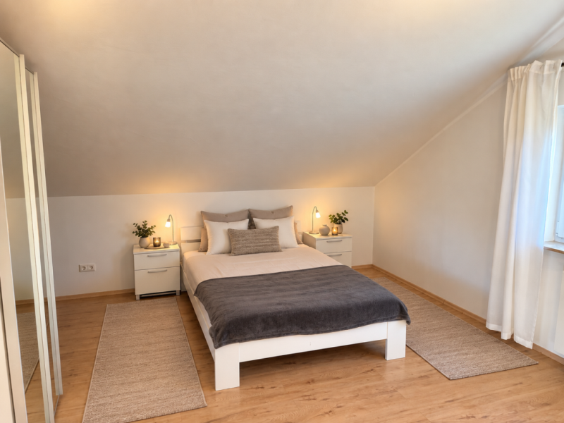 Staatliches Anwesen! Freistehendes Einfamilienhaus für gehobene Ansprüche! - Schlafzimmer (54960)