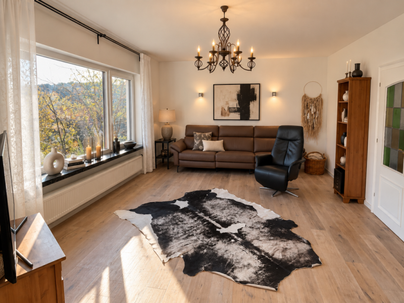 Staatliches Anwesen! Freistehendes Einfamilienhaus für gehobene Ansprüche! - Wohnzimmer (54958)
