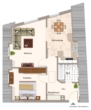 Grundriss - Ideale Gelegenheit! Interessante 2 Zimmer-Wohnung in Welzheim!