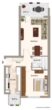 Grundriss - Helle 2-Zimmer-Wohnung mit Balkon und TG-Stellplatz in S-Hofen!