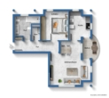 Grundriss - Seltene Gelegenheit! Interessante 2 Zimmer-Wohnung mit Balkon in Filderstadt!