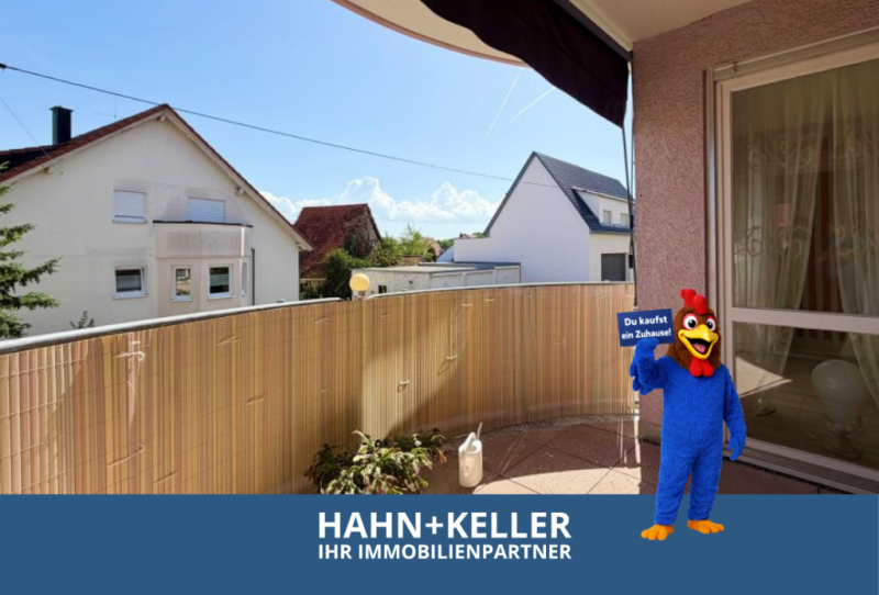 Seltene Gelegenheit! Interessante 2 Zimmer-Wohnung mit Balkon in Filderstadt! - Filderstadt (53475)