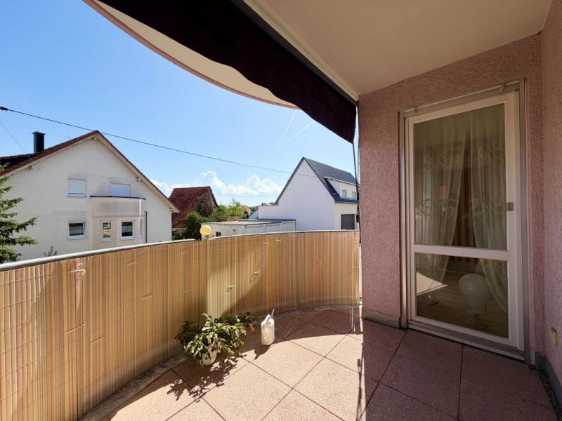 Seltene Gelegenheit! Interessante 2 Zimmer-Wohnung mit Balkon in Filderstadt! - Balkon (52981)