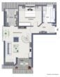 Wohnebene I - Dachstudio, Traum für Singles&Paare! Lichtdurchflutete Wohnung im Zentrum von Aichwald-Schanbach!