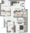 Grundriss - Seltenheit! Individuelle 4 Zimmer-Gartengeschosswohnung in Heubach!