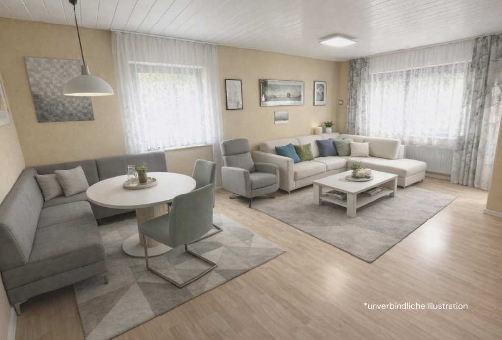 Gemütliches Zuhause! Interessante 4 Zimmer-Wohnung mit Terrasse! - Heubach (41963)